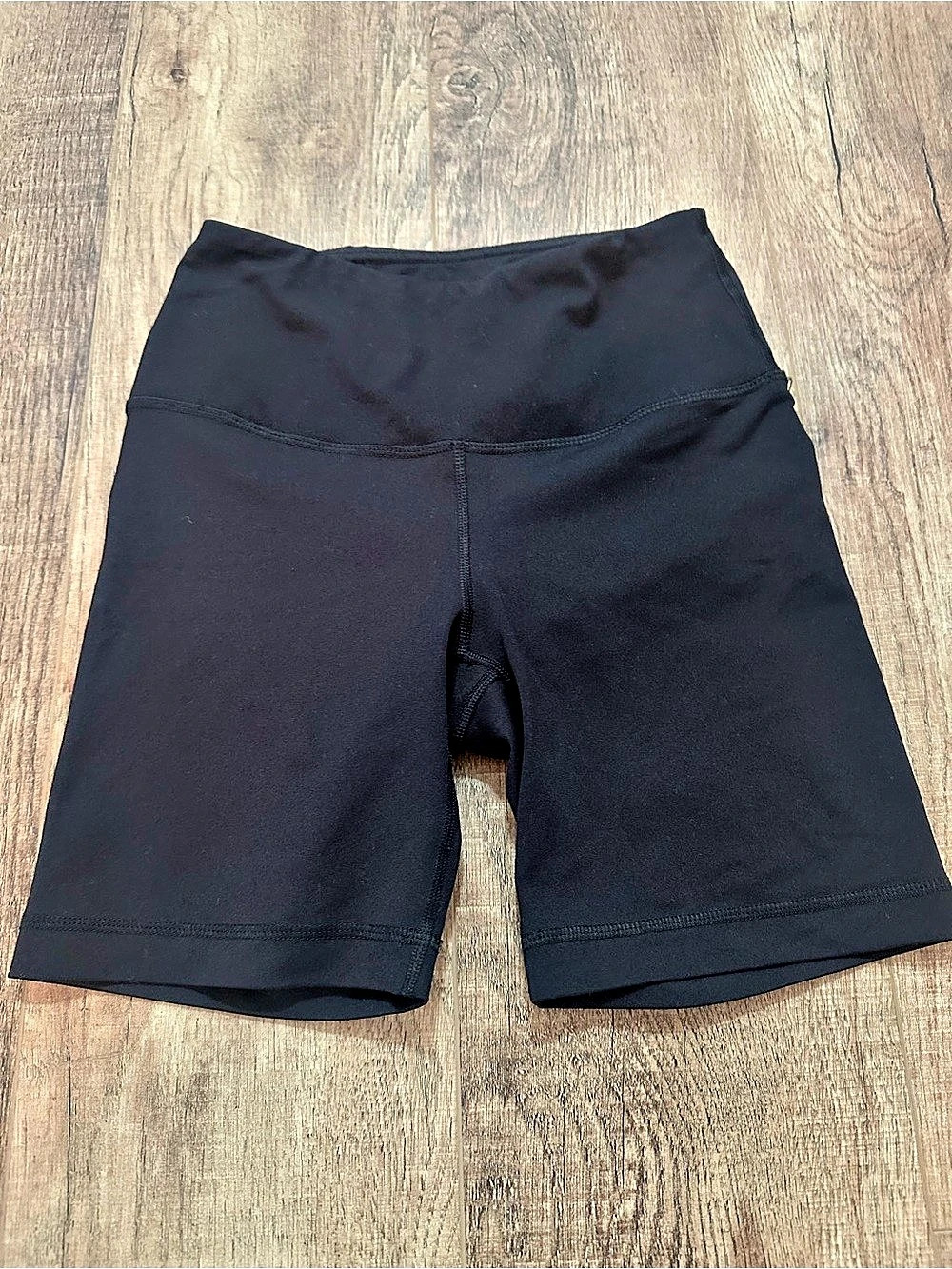 90 Degree by Reflex High Waist Compression Biker Shorts Black